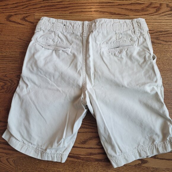 Lot of Two American Eagle Size 32 Shorts AE Some Discoloration Khaki Green - Picture 5 of 16